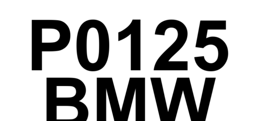 DTC P0125 BMW - Definição em inglês: Insufficient Coolant Temperature for Closed Loop Fuel Control Definição em Português: Temperatura do sistema de arrefecimento - Insuficiente para Controle de Combustível em Circuito Fechado