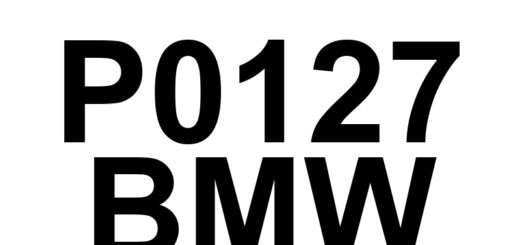 DTC P0127 BMW - Definição em inglês: Intake Air Temperature Too High Definição em Português: Temperatura do Ar de Admissão - Muito Alta