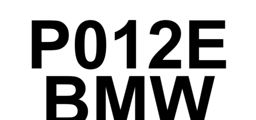 DTC P012E BMW - Definição em inglês: Turbocharger/Supercharger Inlet Pressure Sensor 'A' Circuit Intermittent/Erratic Definição em Português: Sensor de Pressão de Entrada do Turbo/Supercompressor 'A' - Circuito Intermitente/Irregular