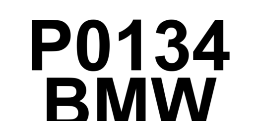 DTC P0134 BMW - Definição em inglês: O2 Sensor Circuit No Activity Detected (Bank 1 Sensor 1) Definição em Português: Circuito do Sensor O2 - Nenhuma Atividade Detectada (Banco 1 Sensor 1)