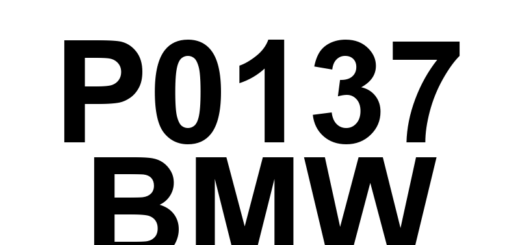 DTC P0137 BMW - Definição em inglês: O2 Sensor Circuit Low Voltage (Bank 1 Sensor 2) Definição em Português: Circuito do Sensor de O2 - Baixa Voltagem (Banco 1 Sensor 2)