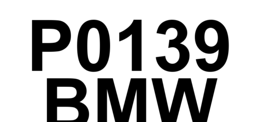 DTC P0139 BMW - Definição em inglês: O2 Sensor Circuit Slow Response (Bank 1 Sensor 2) Definição em Português: Circuito do sensor de O2 - Resposta lenta (banco 1, sensor 2)