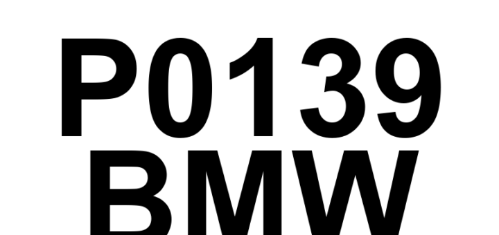 DTC P0139 BMW - Definição em inglês: O2 Sensor Circuit Slow Response (Bank 1 Sensor 2) Definição em Português: Circuito do sensor de O2 - Resposta lenta (banco 1, sensor 2)