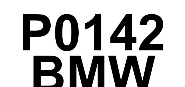 DTC P0142 BMW - Definição em inglês: O2 Sensor Circuit (Bank 1 Sensor 3) Definição em Português: Circuito do Sensor O2 - Problema detectado (Banco 1 Sensor 3)