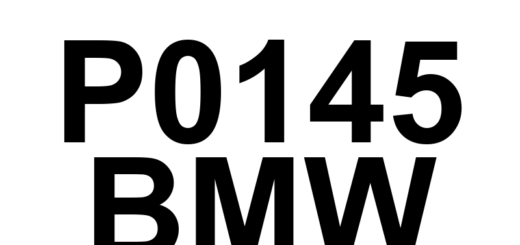 DTC P0145 BMW - Definição em inglês: O2 Sensor Circuit Slow Response (Bank 1 Sensor 3) Definição em Português: Circuito do sensor O2 - Resposta lenta (Banco 1 Sensor 3)