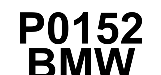 DTC P0152 BMW - Definição em inglês: O2 Sensor Circuit High Voltage (Bank 2 Sensor 1) Definição em Português: Circuito do sensor de O2 - Alta voltagem (Banco 2 Sensor 1)