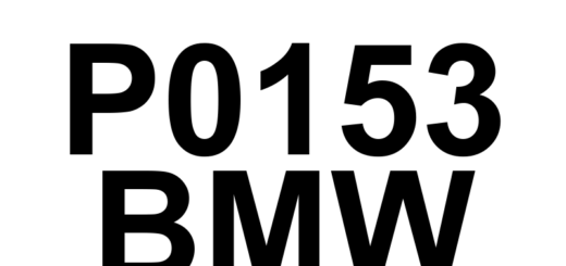 DTC P0153 BMW - Definição em inglês: O2 Sensor Circuit Slow Response (Bank 2 Sensor 1) Definição em Português: Circuito do Sensor O2 - Resposta Lenta (Banco 2 Sensor 1)
