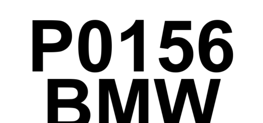DTC P0156 BMW - Definição em inglês: O2 Sensor Circuit (Bank 2 Sensor 2) Definição em Português: Circuito do Sensor de O2 - Problema Detectado (Banco 2 Sensor 2)