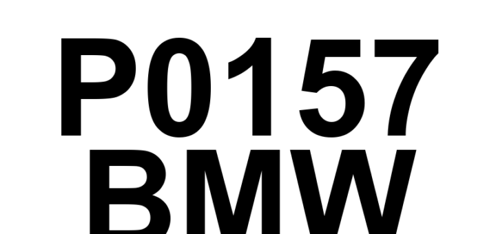 DTC P0157 BMW - Definição em inglês: O2 Sensor Circuit Low Voltage (Bank 2 Sensor 2) Definição em Português: Circuito do sensor de O2 - Tensão baixa (banco 2, sensor 2)