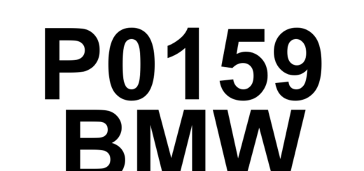 DTC P0159 BMW - Definição em inglês: O2 Sensor Circuit Slow Response (Bank 2 Sensor 2) Definição em Português: Circuito do Sensor de O2 - Resposta Lenta (Banco 2 Sensor 2)