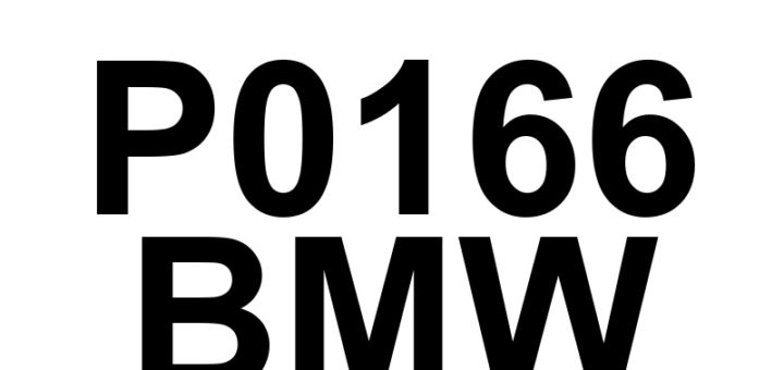 DTC P0166 BMW - Definição em inglês: O2 Sensor Circuit No Activity Detected (Bank 2 Sensor 3) Definição em Português: Circuito do Sensor de O2 - Nenhuma Atividade Detectada (Banco 2 Sensor 3)