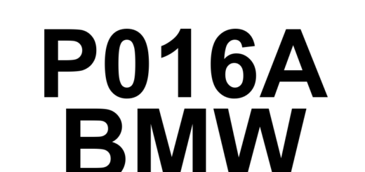 DTC P016A BMW - Definição em inglês: Excessive Time To Enter Closed Loop Air/Fuel Ratio Control Definição em Português: Tempo Excessivo Para Entrar em Controle de Razão Ar/Combustível em Malha Fechada.