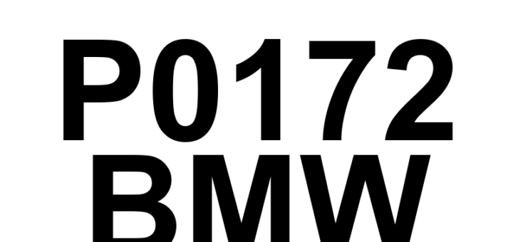 DTC P0172 BMW - Definição em inglês: System Too Rich (Bank 1) Definição em Português: Sistema - Mistura muito rica (Banco 1)