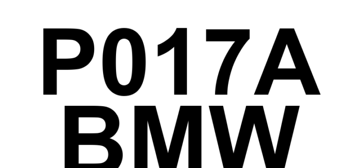 DTC P017A BMW - Definição em inglês: Cylinder Head Temperature Sensor Circuit Definição em Português: Circuito do Sensor de Temperatura da Cabeça do Cilindro.