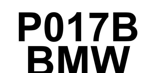 DTC P017B BMW - Definição em inglês: Cylinder Head Temperature Sensor Circuit Range/Performance Definição em Português: Sensor de Temperatura da Cabeçote - Faixa/Desempenho do Circuito