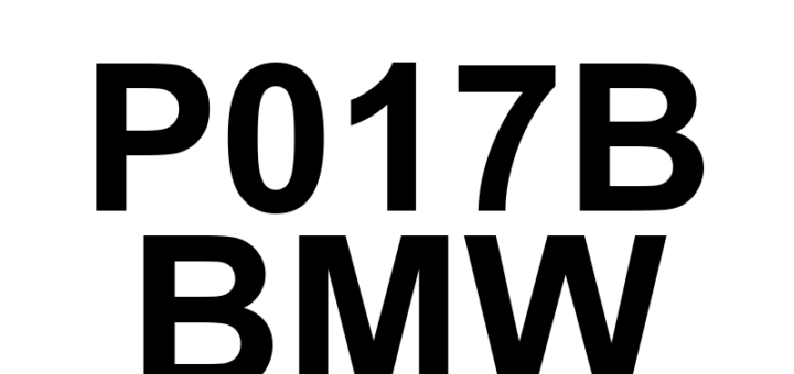 DTC P017B BMW - Definição em inglês: Cylinder Head Temperature Sensor Circuit Range/Performance Definição em Português: Sensor de Temperatura da Cabeçote - Faixa/Desempenho do Circuito