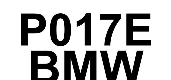 DTC P017E BMW - Definição em inglês: Cylinder Head Temperature Sensor Circuit Intermittent/Erratic Definição em Português: Circuito do Sensor de Temperatura da Cabeçote - Intermitente/Irregular