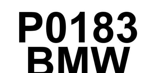 DTC P0183 BMW - Definição em inglês: Fuel Temperature Sensor 'A' Circuit High Definição em Português: (Sensor de Temperatura do Combustível 'A' - Circuito com Voltagem Alta)