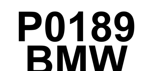 DTC P0189 BMW - Definição em inglês: Fuel Temperature Sensor 'B' Circuit Intermittent Definição em Português: Sensor de Temperatura de Combustível 'B' - Circuito Intermitente