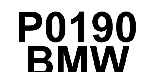 DTC P0190 BMW - Definição em inglês: Fuel Rail Pressure Sensor Circuit (Bank 1) Definição em Português: Circuito do Sensor de Pressão do Trilho de Combustível - Problema Detectado (Banco 1)