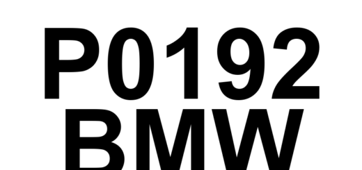 DTC P0192 BMW - Definição em inglês: Fuel Rail Pressure Sensor Circuit Low (Bank 1) Definição em Português: Circuito do Sensor de Pressão do Trilho de Combustível - Baixa tensão (Banco 1)