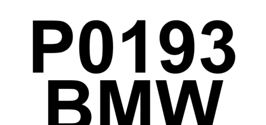 DTC P0193 BMW - Definição em inglês: Fuel Rail Pressure Sensor Circuit High (Bank 1) Definição em Português: Circuito do Sensor de Pressão da Barra de Combustível - Sinal Alto (Banco 1)