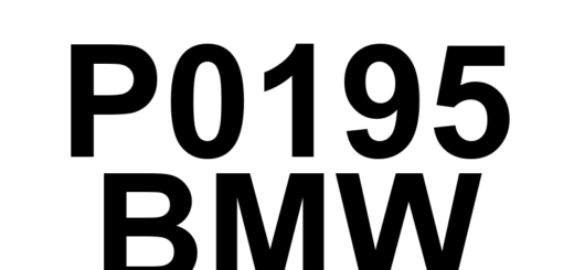 DTC P0195 BMW - Definição em inglês: Engine Oil Temperature Sensor 'A' Circuit Definição em Português: Sensor de Temperatura do Óleo do Motor 'A' - Circuito