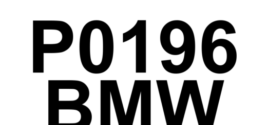 DTC P0196 BMW - Definição em inglês: Engine Oil Temperature Sensor 'A' Range/Performance Definição em Português: Sensor de Temperatura do Óleo do Motor 'A' - Faixa/Desempenho