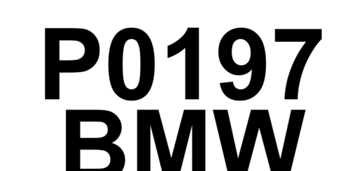 DTC P0197 BMW - Definição em inglês: Engine Oil Temperature Sensor 'A' Circuit Low Definição em Português: Sensor de Temperatura do Óleo do Motor 'A' - Circuito Baixo