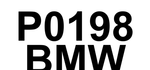 DTC P0198 BMW - Definição em inglês: Engine Oil Temperature Sensor 'A' Circuit High Definição em Português: Sensor de Temperatura do Óleo do Motor 'A' - Circuito Alto