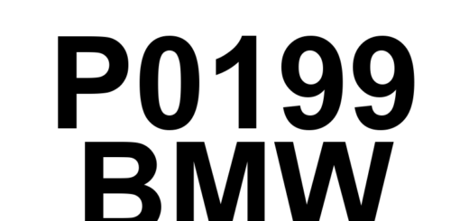 DTC P0199 BMW - Definição em inglês: Engine Oil Temperature Sensor 'A' Circuit Intermittent/Erratic Definição em Português: Sensor de Temperatura do Óleo do Motor 'A' - Circuito Intermitente/Inconstante