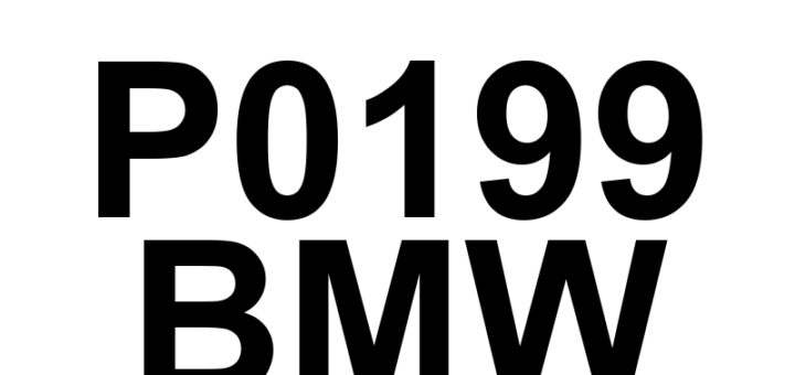 DTC P0199 BMW - Definição em inglês: Engine Oil Temperature Sensor 'A' Circuit Intermittent/Erratic Definição em Português: Sensor de Temperatura do Óleo do Motor 'A' - Circuito Intermitente/Inconstante
