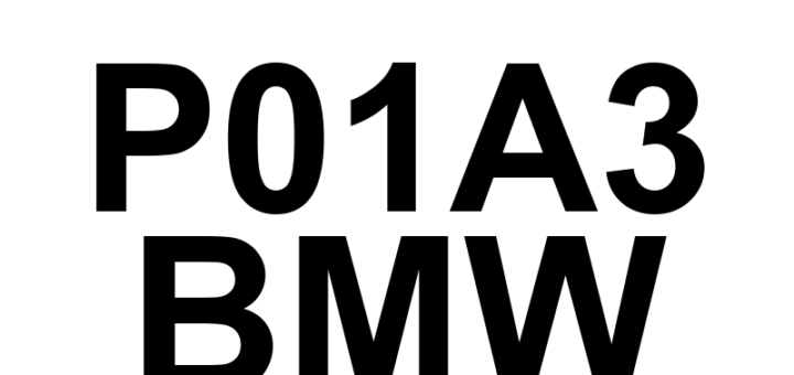 DTC P01A3 BMW - Definição em inglês: Alternative Fuel Rail Pressure Sensor Circuit Definição em Português: Circuito do Sensor de Pressão do Trilho de Combustível Alternativo - Problema Detectado