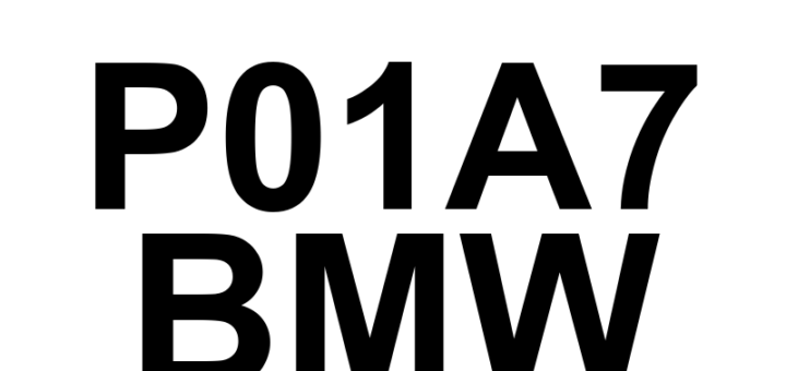 DTC P01A7 BMW - Definição em inglês: Alternative Fuel Rail Pressure Sensor Circuit Intermittent Definição em Português: Circuito do Sensor de Pressão do Trilho de Combustível Alternativo - Intermitente