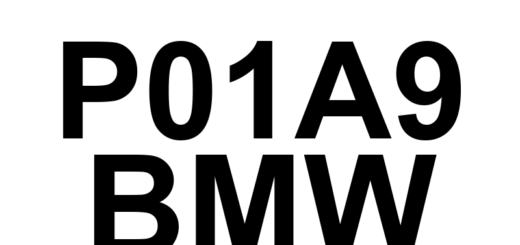 DTC P01A9 BMW - Definição em inglês: Alternative Fuel Rail/System Pressure - Too High Definição em Português: Pressão do Sistema/Tubo de Combustível Alternativo - Muito Alta