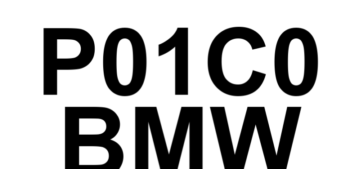 DTC P01C0 BMW - Definição em inglês: Fuel Rail Pressure Sensor Circuit Low (Bank 2) Definição em Português: Circuito do Sensor de Pressão do Trilho de Combustível - Baixa Voltagem (Banco 2)