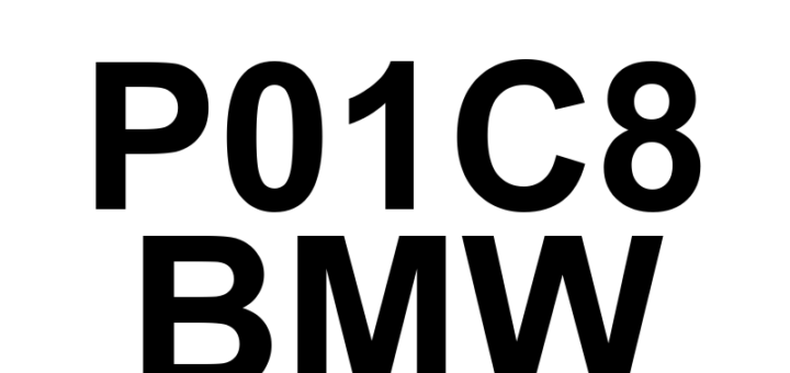 DTC P01C8 BMW - Definição em inglês: Fuel Rail/System Pressure - Too Low (Bank 2) Definição em Português: Pressão do Trilho/Sistema de Combustível - Muito Baixa (Banco 2)