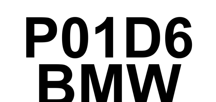 DTC P01D6 BMW - Definição em inglês: Cylinder 6 Injection Timing Perfomance - Over Advanced Definição em Português: (Timing de Injeção do Cilindro 6 - Desempenho Avançado em Excesso)