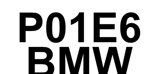 DTC P01E6 BMW - Definição em inglês: Engine Coolant Temperature Sensor 3 Circuit High Definição em Português: Sensor de Temperatura do Líquido de Arrefecimento do Motor 3 - Circuito Alto