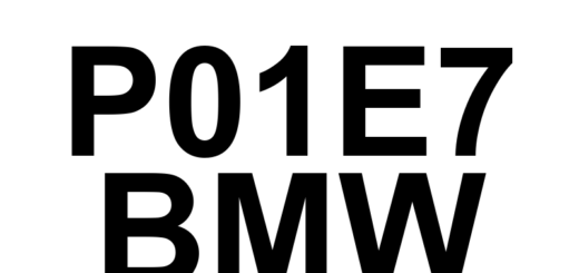 DTC P01E7 BMW - Definição em inglês: Engine Coolant Temperature Sensor 3 Circuit Intermittent Definição em Português: Sensor de Temperatura do Líquido de Arrefecimento do Motor 3 - Circuito Intermitente