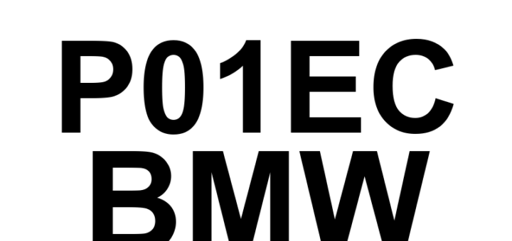 DTC P01EC BMW - Definição em inglês: Engine Coolant Heater 'B' Control Circuit/Open Definição em Português: Circuito de Controle do Aquecedor de Líquido de Arrefecimento do Motor 'B' - Circuito Aberto.