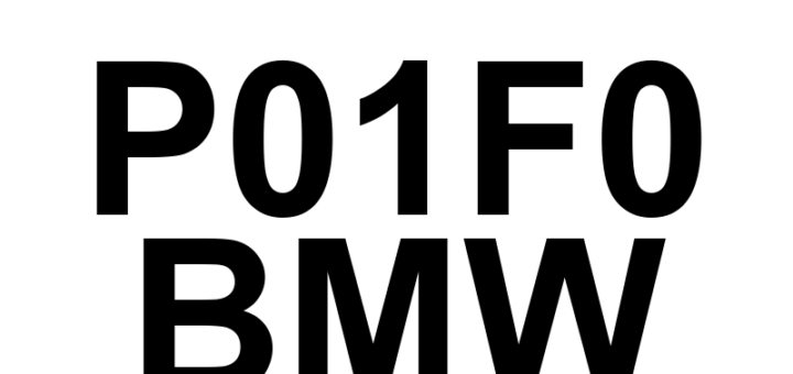 DTC P01F0 BMW - Definição em inglês: Coolant Temperature Relapsed Below Diagnostic Monitoring Temperature Definição em Português: Temperatura do líquido de arrefecimento - Caiu abaixo da temperatura de monitoramento diagnóstico.