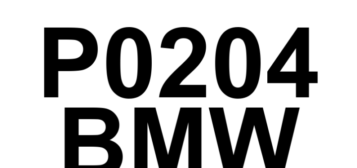 DTC P0204 BMW - Definição em inglês: Cylinder 4 Injector 'A' Circuit/Open Definição em Português: Injetor do Cilindro 4 - Circuito/aberto