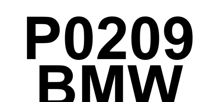 DTC P0209 BMW - Definição em inglês: Cylinder 9 Injector 'A' Circuit/Open Definição em Português: Circuito do Injetor 'A' do Cilindro 9 - Circuito Aberto