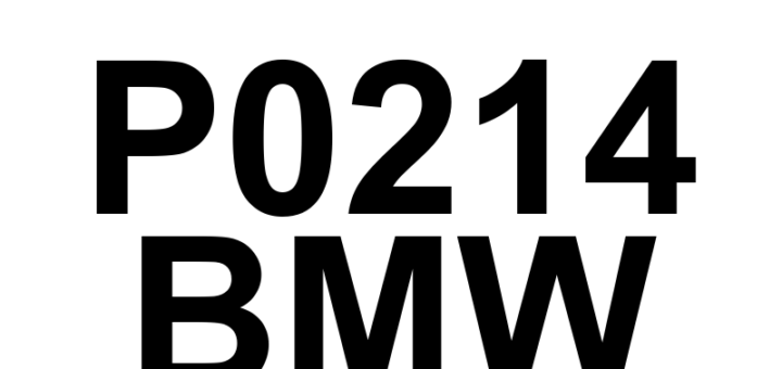 DTC P0214 BMW - Definição em inglês: Cold Start Injector 2 Definição em Português: Injetor de Partida a Frio 2