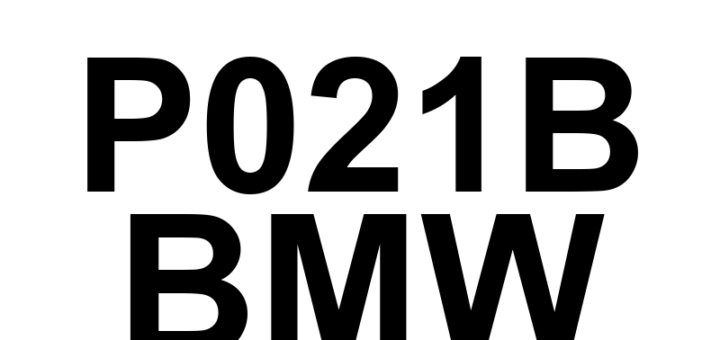 DTC P021B BMW - Definição em inglês: Cylinder 8 Injection Timing Definição em Português: Sincronização de Injeção - Problema no cilindro 8