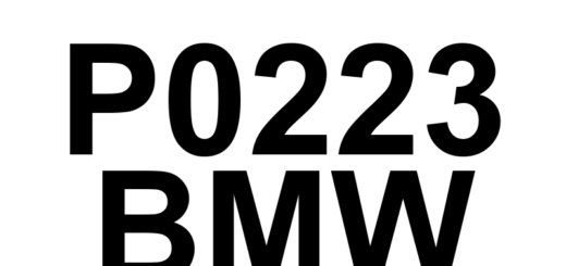 DTC P0223 BMW - Definição em inglês: Throttle/Pedal Position Sensor/Switch 'B' Circuit High Definição em Português: Sensor/Interruptor de Posição do Acelerador/Pedais 'B' - Circuito Alto