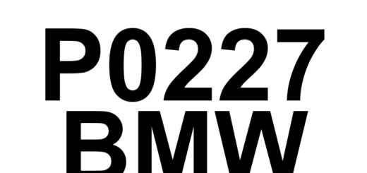 DTC P0227 BMW - Definição em inglês: Throttle/Pedal Position Sensor/Switch 'C' Circuit Low Definição em Português: Sensor/Interruptor de Posição do Acelerador/Pedal 'C' - Circuito Baixo