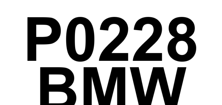 DTC P0228 BMW - Definição em inglês: Throttle/Pedal Position Sensor/Switch 'C' Circuit High Definição em Português: Sensor/Interruptor de Posição do Acelerador/Pedal 'C' - Circuito Alto
