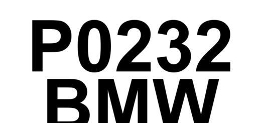DTC P0232 BMW - Definição em inglês: Fuel Pump Secondary Circuit High Definição em Português: Circuito Secundário da Bomba de Combustível - Alta Tensão.